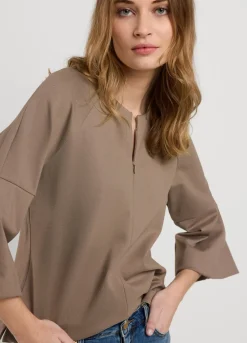 Summum Woman Aangesloten Top|Vrouwen Tops & T-Shirts