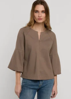 Summum Woman Aangesloten Top|Vrouwen Tops & T-Shirts