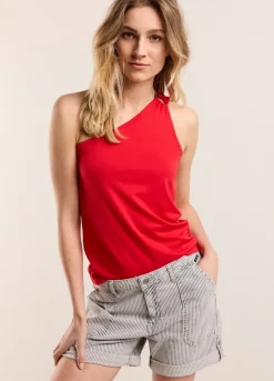 Summum Woman Asymmetrisch Singlet|Vrouwen Tops & T-Shirts