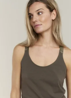 Summum Woman Basic Singlet|Vrouwen Tops & T-Shirts