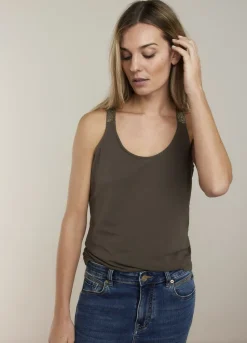 Summum Woman Basic Singlet|Vrouwen Tops & T-Shirts