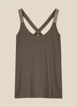 Summum Woman Basic Singlet|Vrouwen Tops & T-Shirts