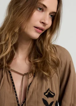 Summum Woman Blouse In Linnenmix|Vrouwen Blouses