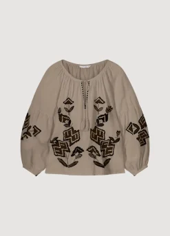 Summum Woman Blouse In Linnenmix|Vrouwen Blouses