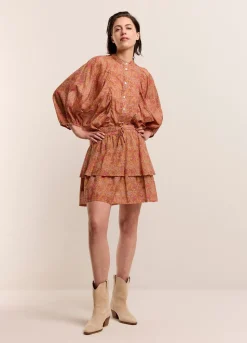 Summum Woman Blouse Met Geplooide Ballonmouw|Vrouwen Blouses