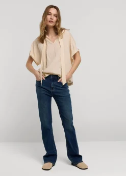 Summum Woman Bow Tie Top|Vrouwen Tops & T-Shirts