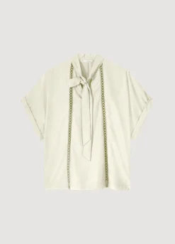 Summum Woman Bow Tie Top|Vrouwen Tops & T-Shirts