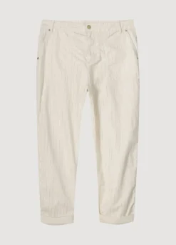 Summum Woman Broek Met Metallic Streep|Vrouwen Broeken & Jumpsuits