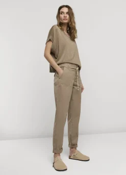 Summum Woman Broek Met Opgestikte Zakken|Vrouwen Broeken & Jumpsuits