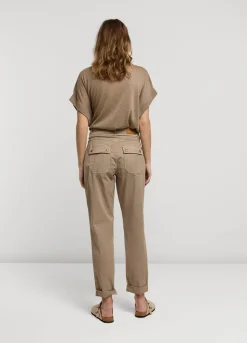 Summum Woman Broek Met Opgestikte Zakken|Vrouwen Broeken & Jumpsuits
