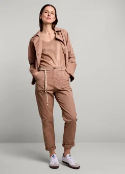Summum Woman Broek Met Opgestikte Zakken|Vrouwen Broeken & Jumpsuits