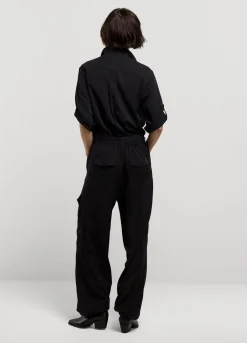 Summum Woman Cargo Jumpsuit|Vrouwen Broeken & Jumpsuits