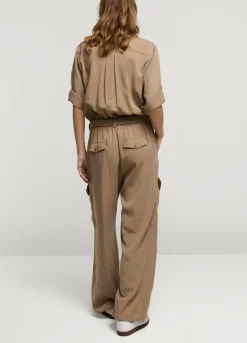 Summum Woman Cargo Jumpsuit|Vrouwen Broeken & Jumpsuits