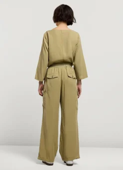 Summum Woman Cargobroek Elastische Taille|Vrouwen Broeken & Jumpsuits