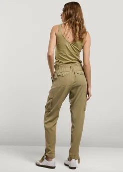 Summum Woman Cargobroek Met Strik|Vrouwen Broeken & Jumpsuits