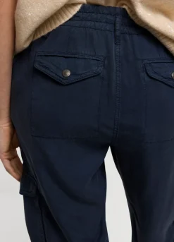 Summum Woman Cargobroek Met Strik|Vrouwen Broeken & Jumpsuits