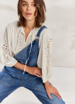 Summum Woman Denim Dungaree|Vrouwen Broeken & Jumpsuits