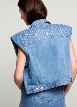 Summum Woman Denim Gilet|Vrouwen Blazers & Jasjes