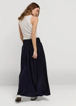 Summum Woman Drapey Satin Rok|Vrouwen Rokken