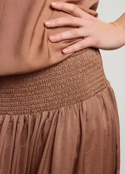 Summum Woman Drapey Satin Rok|Vrouwen Rokken
