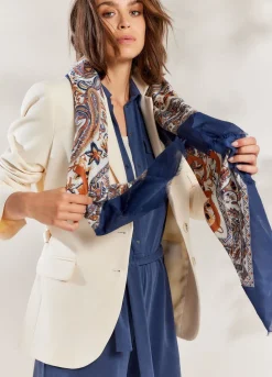 Summum Woman Dunne Sjaal Met Prints|Vrouwen Accessoires