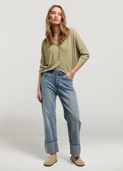 Summum Woman Fijngebreid Vest|Vrouwen Truien & Vesten