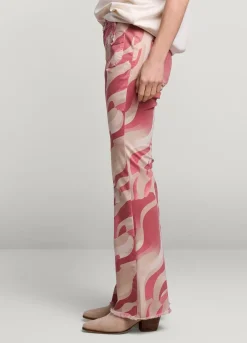 Summum Woman Flared Broek Met Print|Vrouwen Broeken & Jumpsuits