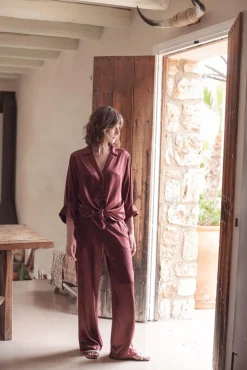 Summum Woman Glanzende Rechte Broek|Vrouwen Broeken & Jumpsuits