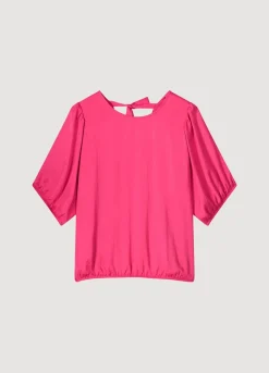 Summum Woman Glanzende Reversibel Top|Vrouwen Tops & T-Shirts
