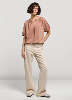 Summum Woman Glimmende Lurex Top|Vrouwen Tops & T-Shirts