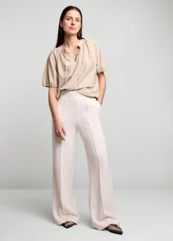 Summum Woman Glimmende Lurex Top|Vrouwen Tops & T-Shirts