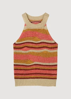 Summum Woman Glinsterende Haltertop|Vrouwen Tops & T-Shirts