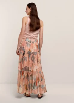 Summum Woman Glinsterende Strokenrok|Vrouwen Rokken