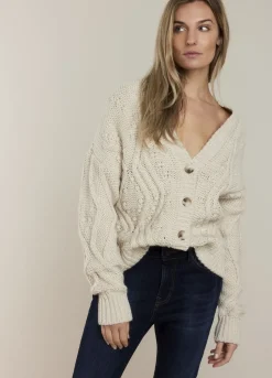 Summum Woman Grofgebreid Zacht Vest|Vrouwen Truien & Vesten