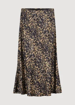 Summum Woman Halflange Rok Animalprint|Vrouwen Rokken