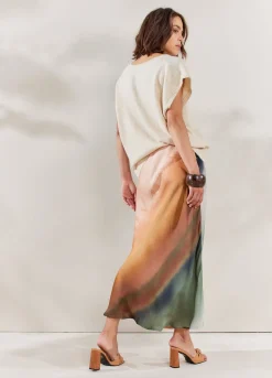 Summum Woman Halflange Rok Faded|Vrouwen Rokken