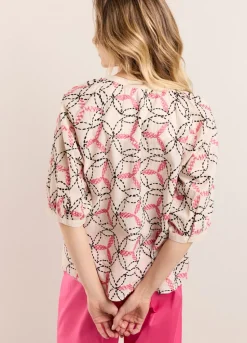 Summum Woman Handgeborduurd Top|Vrouwen Tops & T-Shirts