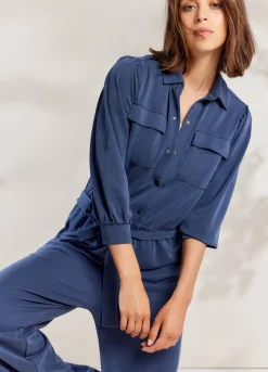 Summum Woman Jersey Jumpsuit|Vrouwen Broeken & Jumpsuits