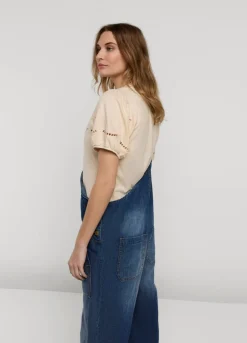 Summum Woman Jersey Top Met Broderie Anglaise|Vrouwen Tops & T-Shirts