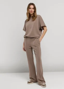 Summum Woman Jersey Wijdepijpenbroek|Vrouwen Broeken & Jumpsuits