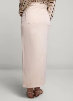 Summum Woman Lange Denim Rok|Vrouwen Rokken