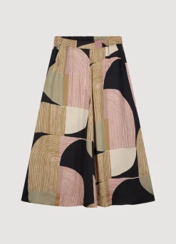Summum Woman Lange Rok Met Print|Vrouwen Rokken