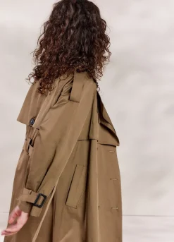Summum Woman Lange Trenchcoat|Vrouwen Jassen