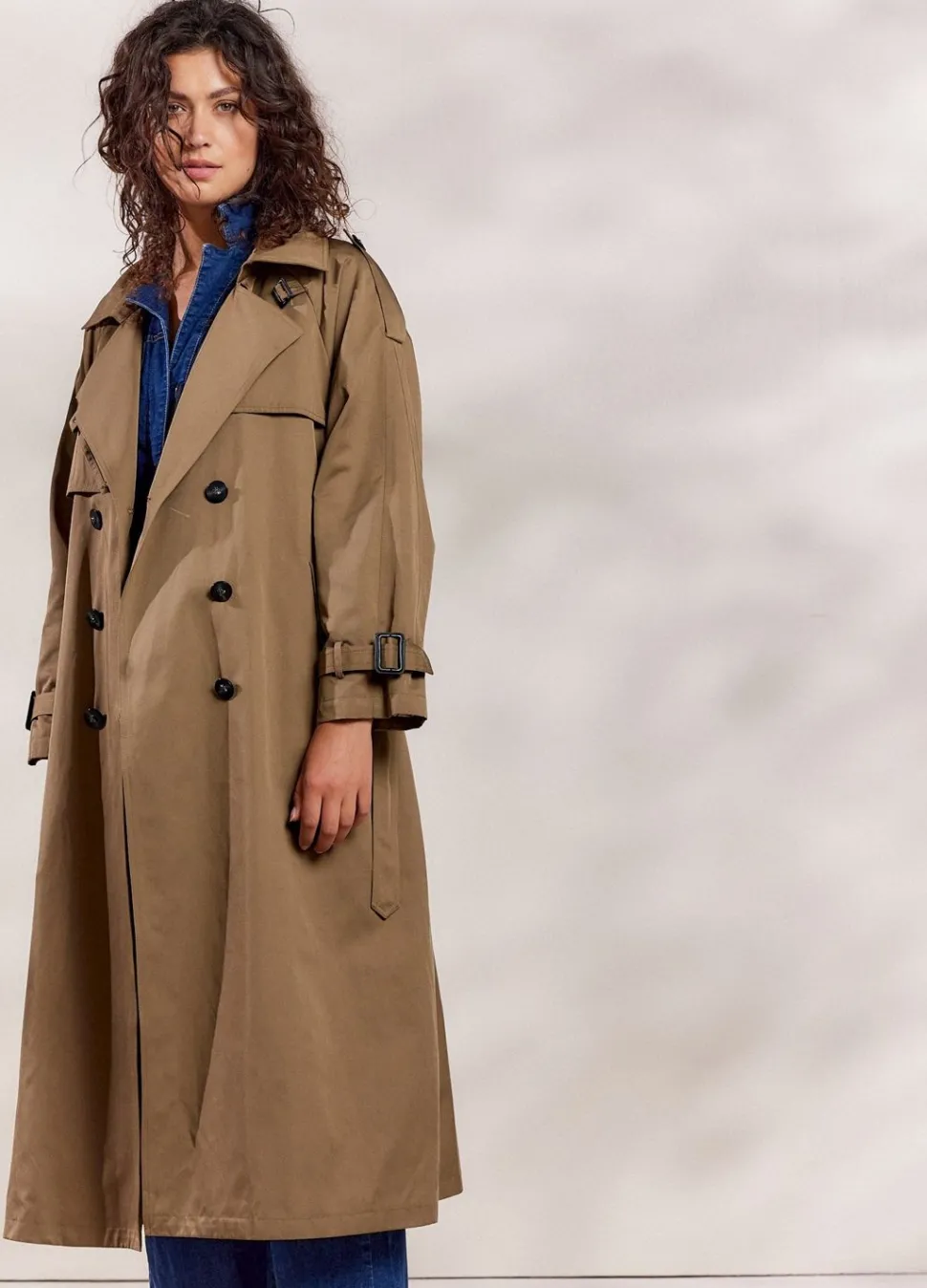 Summum Woman Lange Trenchcoat|Vrouwen Jassen