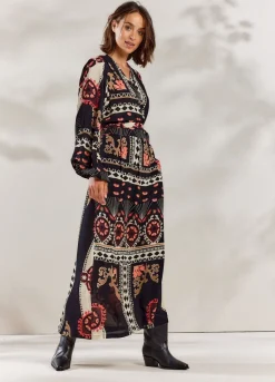 Summum Woman Lange Wikkeljurk|Vrouwen Jurken