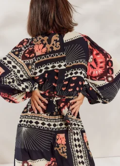 Summum Woman Lange Wikkeljurk|Vrouwen Jurken