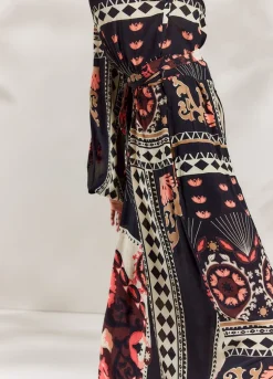 Summum Woman Lange Wikkeljurk|Vrouwen Jurken