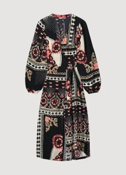 Summum Woman Lange Wikkeljurk|Vrouwen Jurken