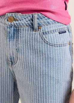 Summum Woman Lasercut 5-Pocket Denim|Vrouwen Broeken & Jumpsuits