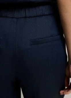 Summum Woman Linnen Broek Wijde Pijpen|Vrouwen Broeken & Jumpsuits